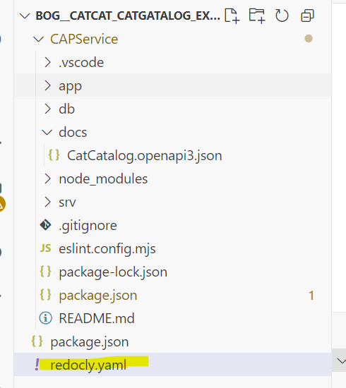 Adding docs/ to .gitignore to not accidentially use outdated service definitions (Photo by the author)